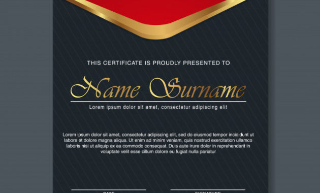 Beautiful Certificate Template Design With Best Award With Regard To Free Beautiful Certificate Templates
