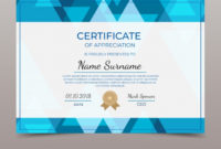 Beautiful Certificate Template Free Vector Regarding Free Beautiful Certificate Templates