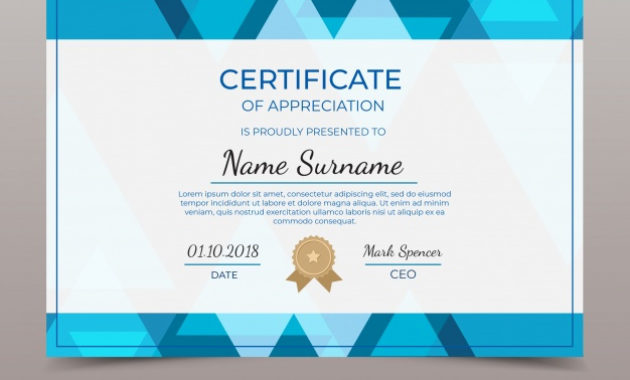 Beautiful Certificate Template Free Vector Regarding Free Beautiful Certificate Templates