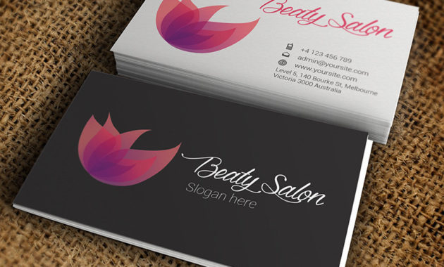 Beauty Salon Business Card Premium Business Card Pertaining To Hairdresser Business Card Templates Free