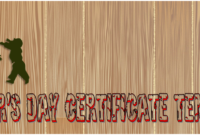 Best Dad Certificate Template 9 Greatest Design Ideas Free Pertaining To Quality Best Dad Certificate Template