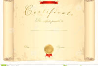 Best Solutions For Scroll Certificate Templates Also Inside Printable Certificate Scroll Template