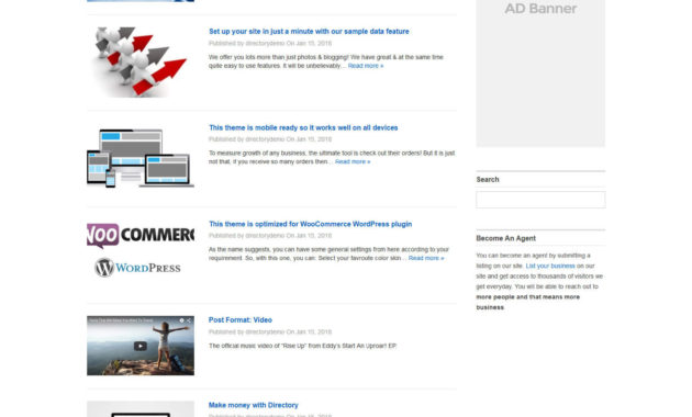 Best WordPress Directory Theme Software 2019 Php Within WordPress Business Directory Template