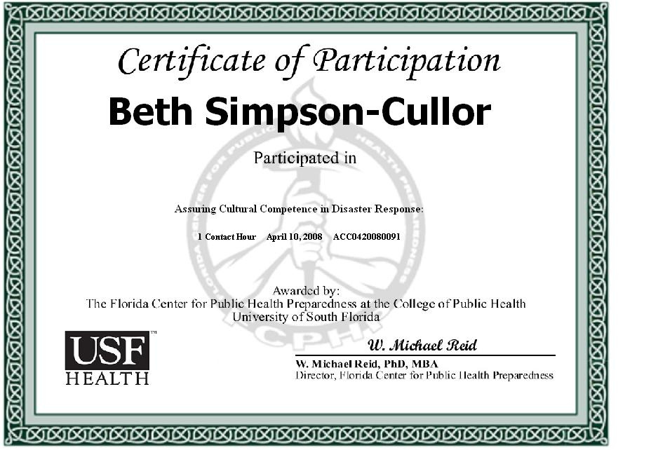 Beth Cullor S Social Work E Portfolio Professional Development Inside Amazing Ceu Certificate Template