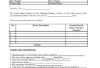 Bid Proposal Template For Cleaning Services Hq Template Throughout Janitorial Proposal Template