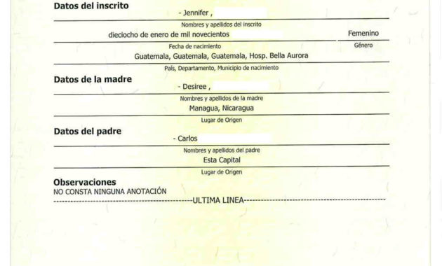 Birth Certificate Spanish To English Translation Template With Regard To Birth Certificate Translation Template