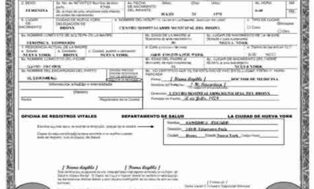 Birth Certificate Translation Template English To Spanish Throughout Awesome Birth Certificate Translation Template English To Spanish