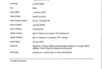 Birth Certificate Translation Template English To Spanish With Marriage Certificate Translation From Spanish To English Template
