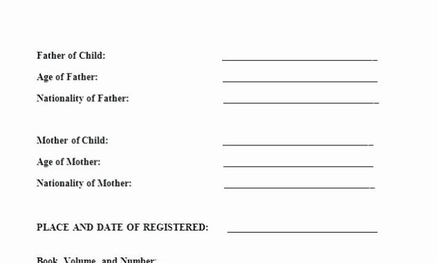 Birth Certificate Translation Template English To Spanish Within Quality Marriage Certificate Translation From Spanish To English Template