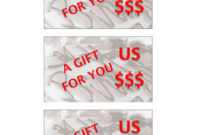 Birthday Gift Certificate With Birthday Gift Certificate