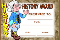 Black History Certificate Template Ninyt With Regard To Quality Editable Certificate Social Studies