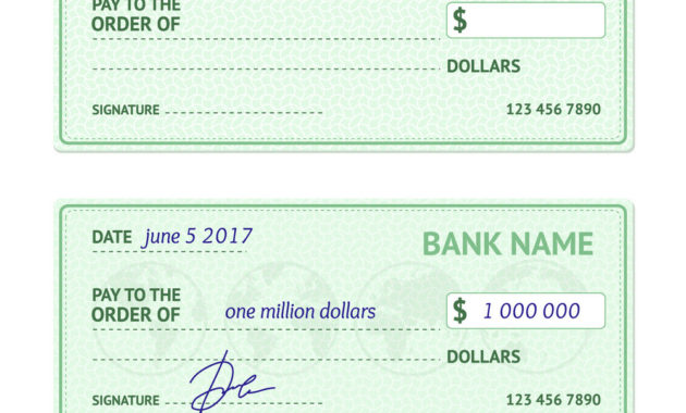 Blank Business Check Template Collection With Blank Business Check Template