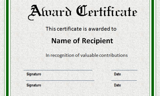 Blank Certificates Pertaining To Membership Certificate Template Free 20 New Designs