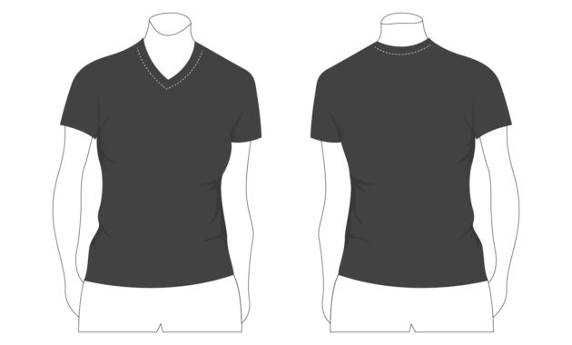 Blank Woman Tshirt Template Download Free Vectors With Business Attire For Women Template