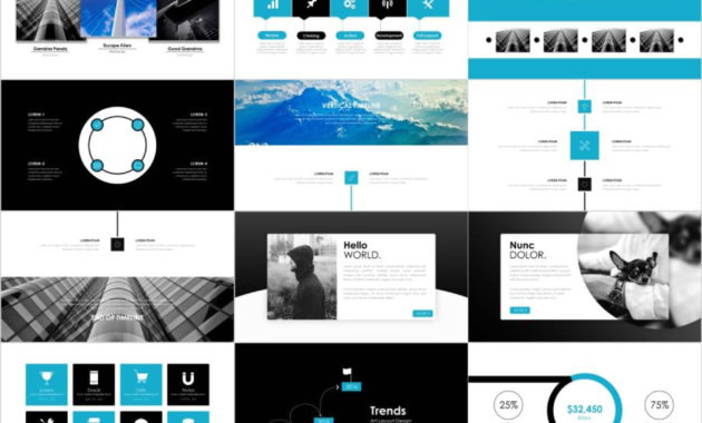 Blue Company Profile Powerpoint Template The Highest Inside Business Profile Template Ppt