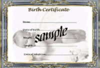 Blue White Birth Certificate/Certificates 4 Reborn Fake In Amazing Fake Birth Certificate Template