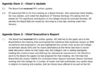 Board Meeting Agenda Templates Guidelines And Helpful Tips Regarding Corporate Board Of Directors Meeting Agenda Template