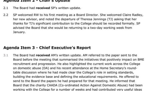 Board Meeting Agenda Templates Guidelines And Helpful Tips Regarding Corporate Board Of Directors Meeting Agenda Template