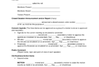 Board Meeting Minutes Template 8 Free Templates In Pdf With Non Profit Board Meeting Minutes Template