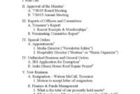 Board Of Directors Meeting Agenda Templates Download Pertaining To Board Of Directors Meeting Minutes Template