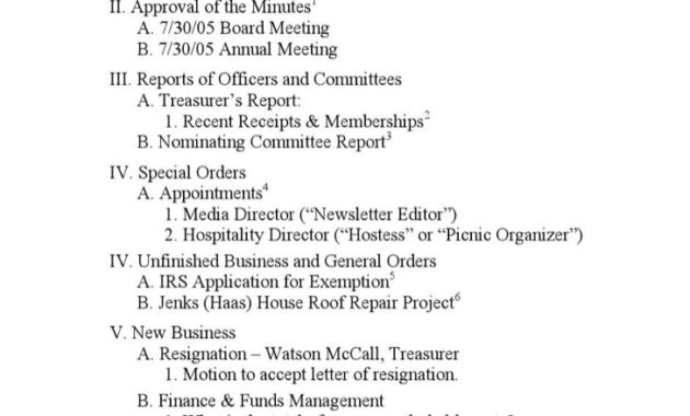Board Of Directors Meeting Agenda Templates Download Pertaining To Board Of Directors Meeting Minutes Template