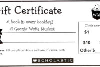 Book Fair December 310 2012 Archive Of The George Within Best Donation Certificate Template Free 14 Awards