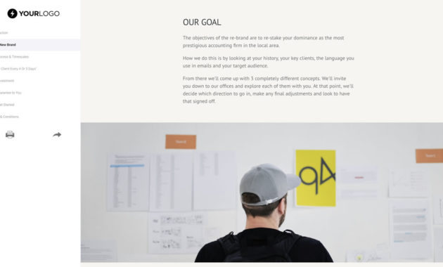 Brand Design Proposal Template Better Proposals With Regard To Awesome Branding Proposal Template
