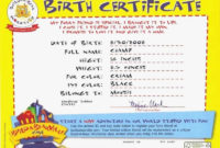 Build A Bear Birth Certificate Maker Carlynstudio Inside Best Build A Bear Birth Certificate Template