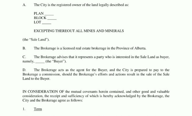 Business Broker Agreement Template Templatesz234 With Regard To Business Broker Agreement Template