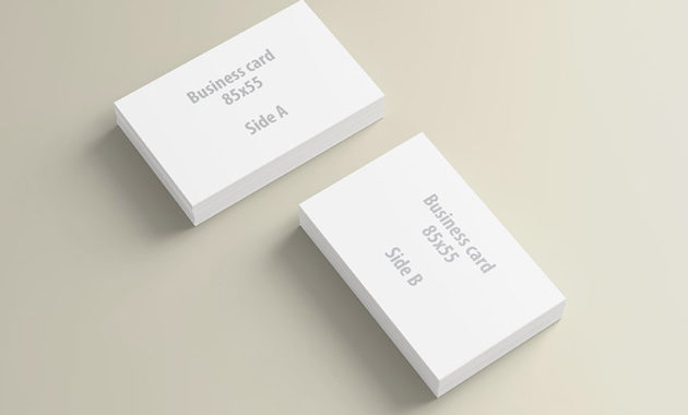 Business Card Presentation Mockup Template Dealjumbo With Business Card Powerpoint Templates Free