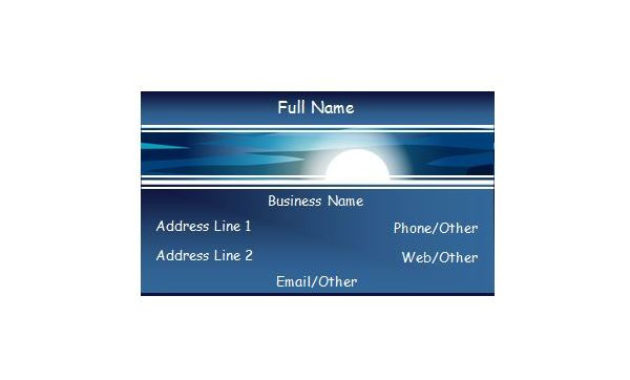 Business Card Template For Microsoft Word 7 Free Intended For Microsoft Templates For Business Cards