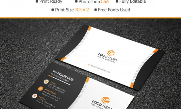Business Card Template Psd File Premium Download Inside Free Business Card Templates In Psd Format