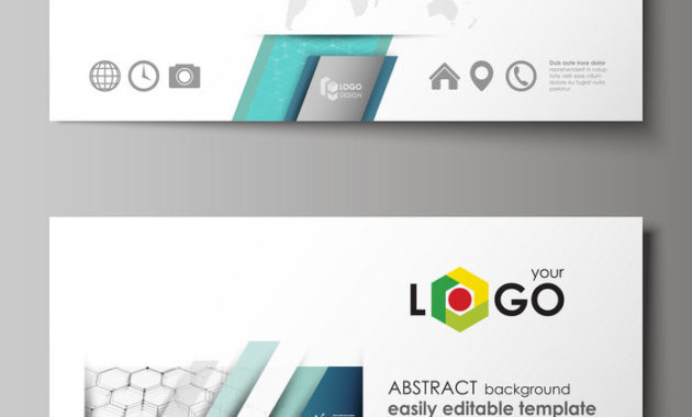 Business Card Templates Easy Editable Layout Vector Image Inside Free Editable Printable Business Card Templates