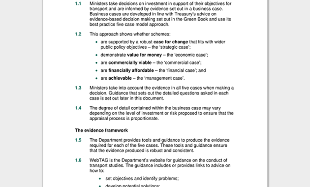 Business Case Template 9 Simple Formats For Word Pertaining To Writing Business Cases Template