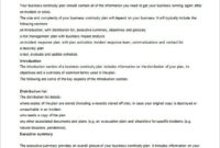 Business Continuity Plan Template 12 Free Word Excel With Business Continuity Plan Template Australia