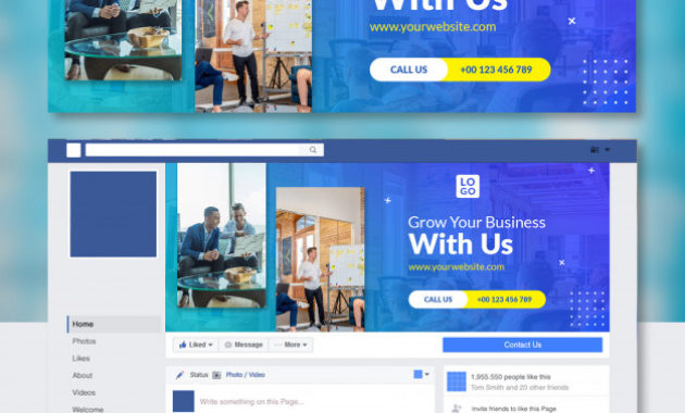 Business Facebook Cover Template Premium Psd File In Facebook Business Templates Free