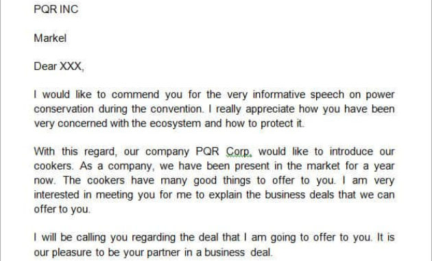 Business Introduction Email Template 456 Word Templates Throughout Email Template For Business Proposal