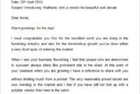 Business Introduction Letter Scrumps With Regard To New Business Introduction Email Template