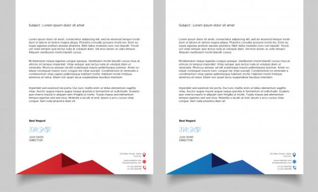 Business Letterhead Template Design Premium Vector Pertaining To Free Online Business Letterhead Templates
