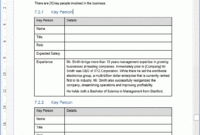 Business Plan Templates 40Page Ms Word 10 Free Excel Within One Page Business Plan Template Word