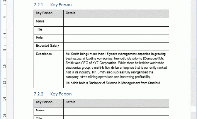 Business Plan Templates 40Page Ms Word 10 Free Excel Within One Page Business Plan Template Word