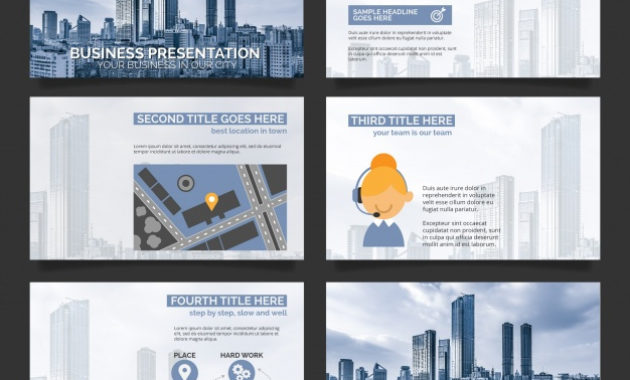 Business Presentation Template With Photo Vector Free Regarding Ppt Templates For Business Presentation Free Download