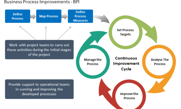 Business Process Improvement Powerpoint Template With Business Process Improvement Plan Template