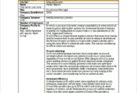 Business Profile Templates 16 Free Word Excel Pdf Throughout Free Business Profile Template Download
