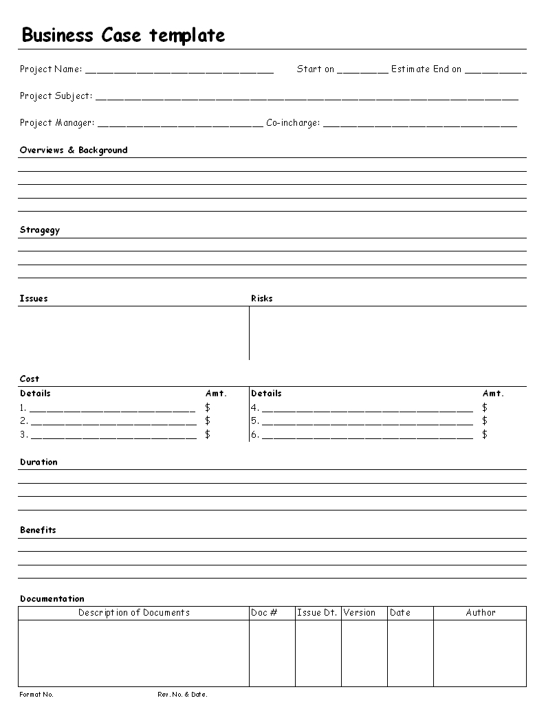 Business Proposal Intended For Business Analysis Proposal Template