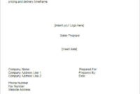 Business Proposal Template Free Word Pdf Ppt Doc Formats Within Business Sale Proposal Template