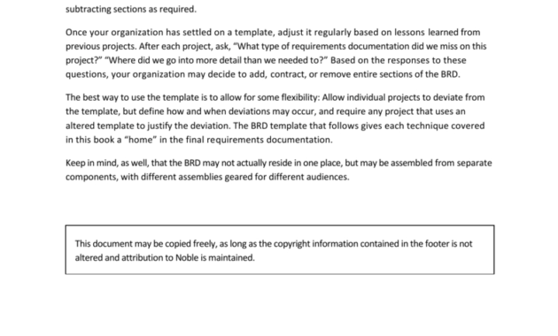 Business Requirements Document Brd Template Uml Regarding Brd Business Requirements Document Template