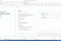 Business Requirements Specification Template Ms Word In Business Requirement Specification Document Template