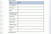 Business Rules Templates Ms Word/Excel For Free Business Directory Template
