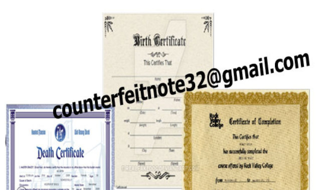 Buy Fake Birth Death Certificates Buy Fake Death Intended For Best Fake Death Certificate Template